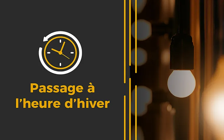Passage à l’heure d’hiver : les bons réflexes éclairage !, Eclassan, Perrier EGM