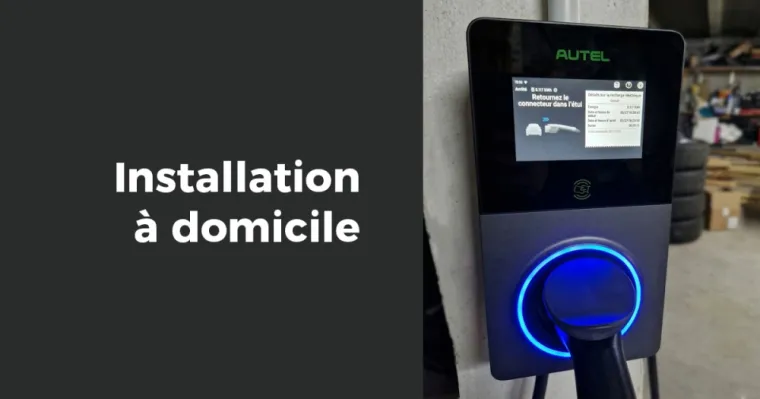 Installation borne de recharge particulier, Eclassan, Perrier EGM
