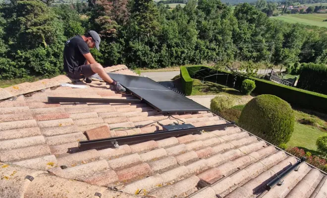 Installation de panneaux solaires !, Eclassan, Perrier EGM